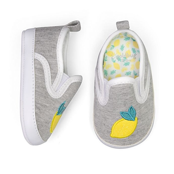 slide 1 of 1, goldbug GIRL SLIP ON LEMON SNEAKER, 1 ct