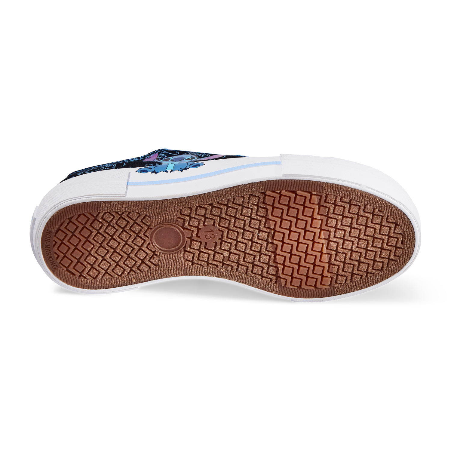 slide 3 of 6, Disney Girls' Stitch Athletic Shoe, Black, Size 12, 1 ct