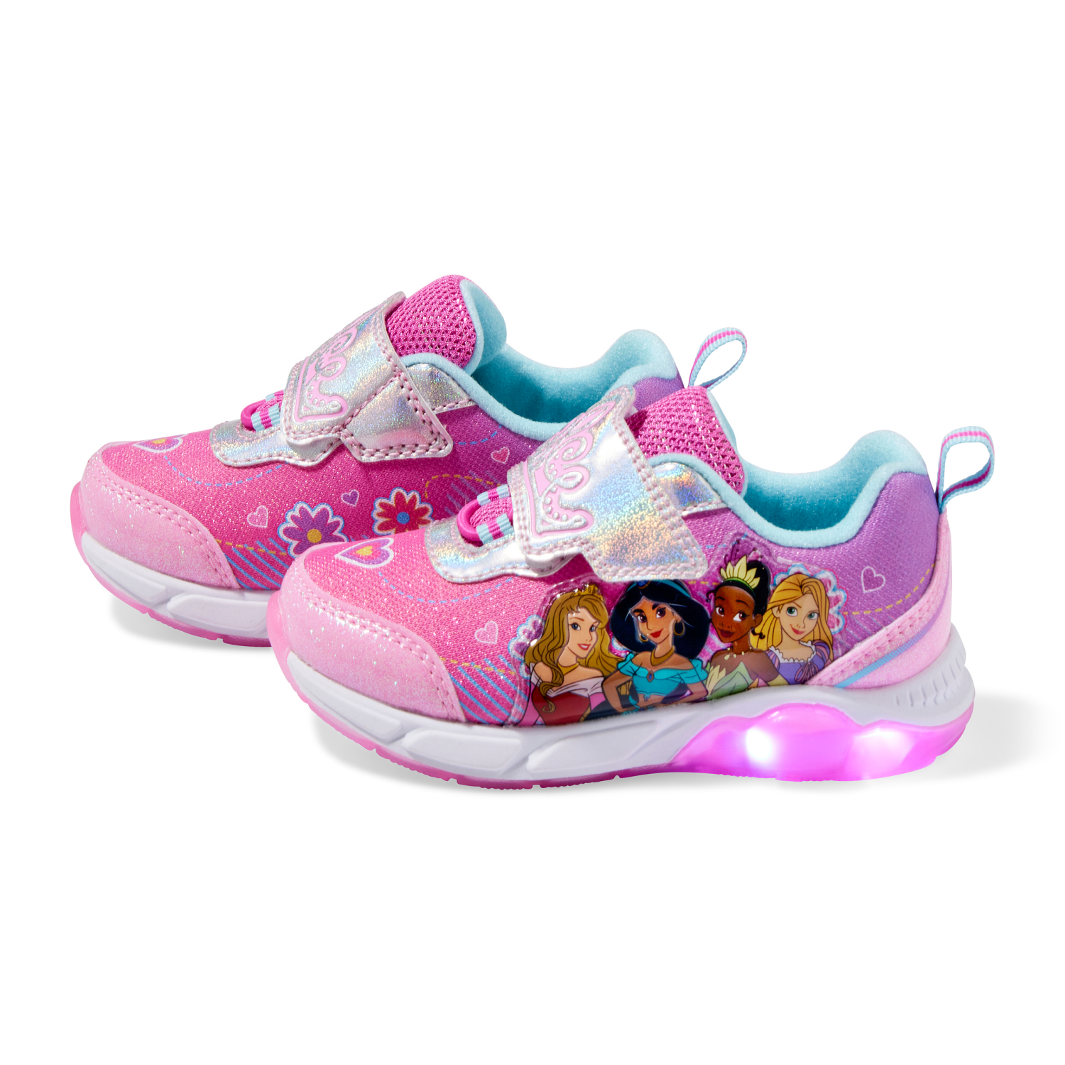 slide 2 of 4, Disney Toddler Girls' Princesses Athletic Shoe, Pink, Size 10, 1 ct