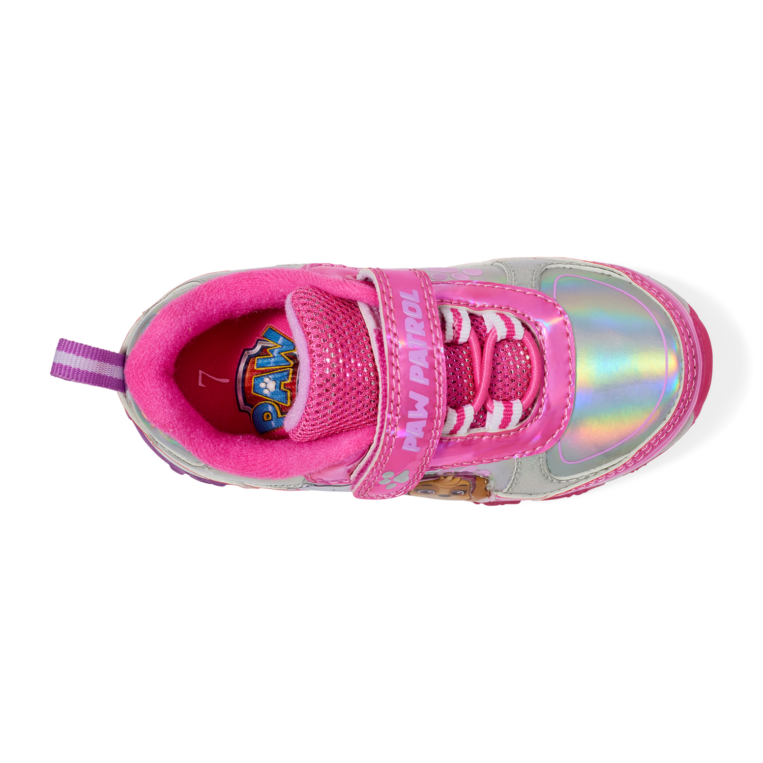 slide 4 of 4, Nick Toddler Girls' Paw Patrol Athletic Shoe, Pink, Size 9, 1 ct