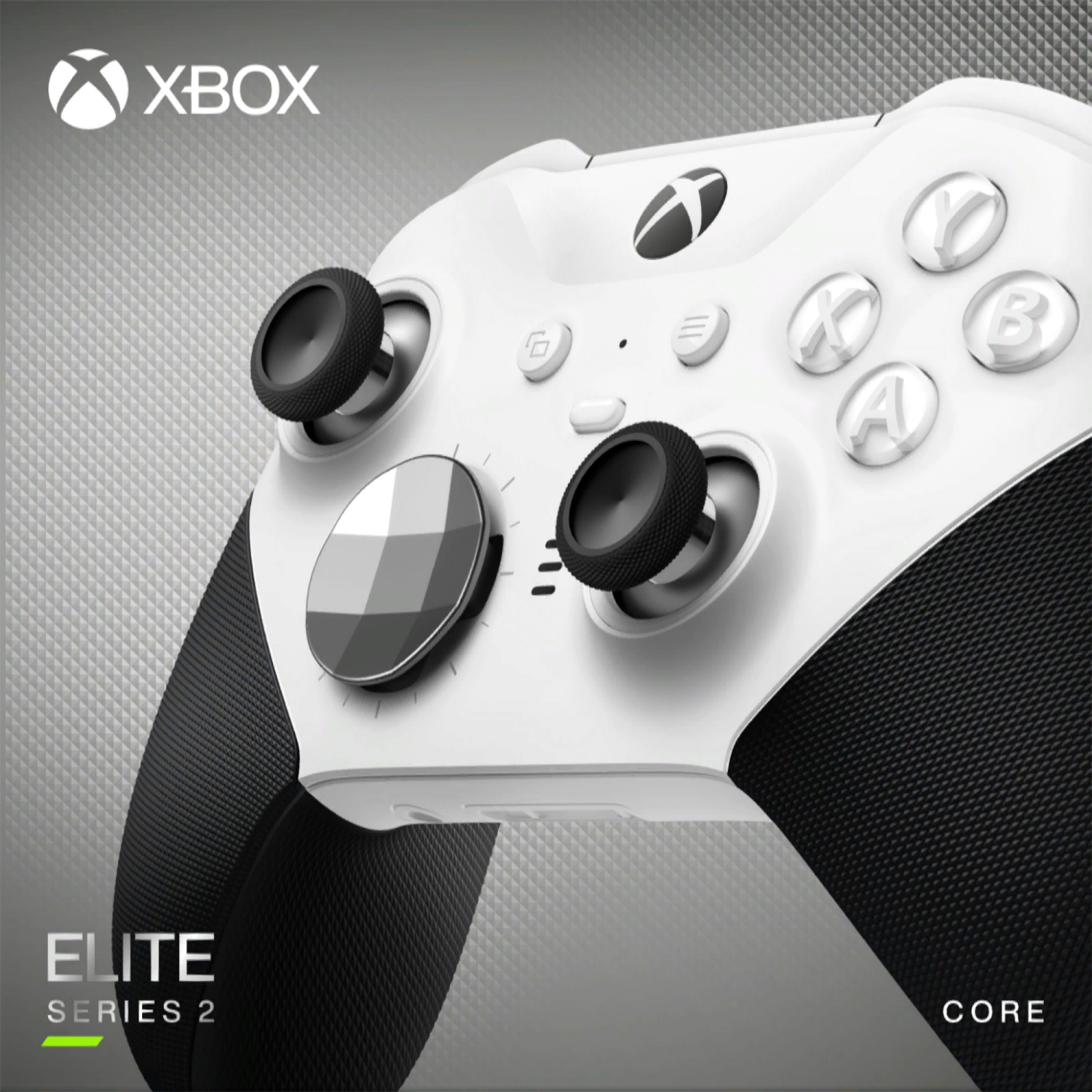 slide 4 of 6, Microsoft Xbox Elite Series 2 Core Wireless Controller - White/Black, 1 ct