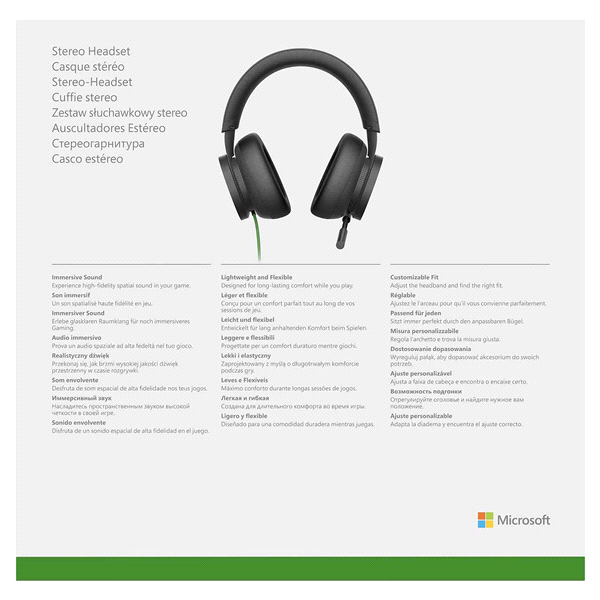 slide 4 of 9, Microsoft Xbox Wired Gaming Stereo Headset for Xbox Series X|S/Xbox One, 1 ct
