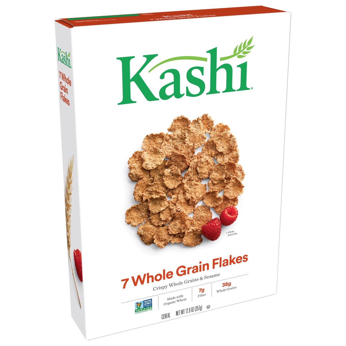 slide 2 of 10, Kashi 7 Whole Grain Flakes Cereal 12.6 oz, 12.6 oz