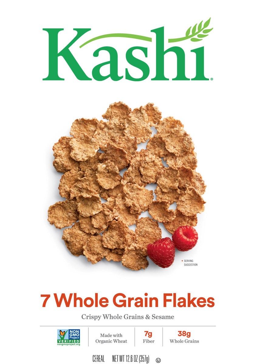 slide 8 of 10, Kashi 7 Whole Grain Flakes Cereal 12.6 oz, 12.6 oz