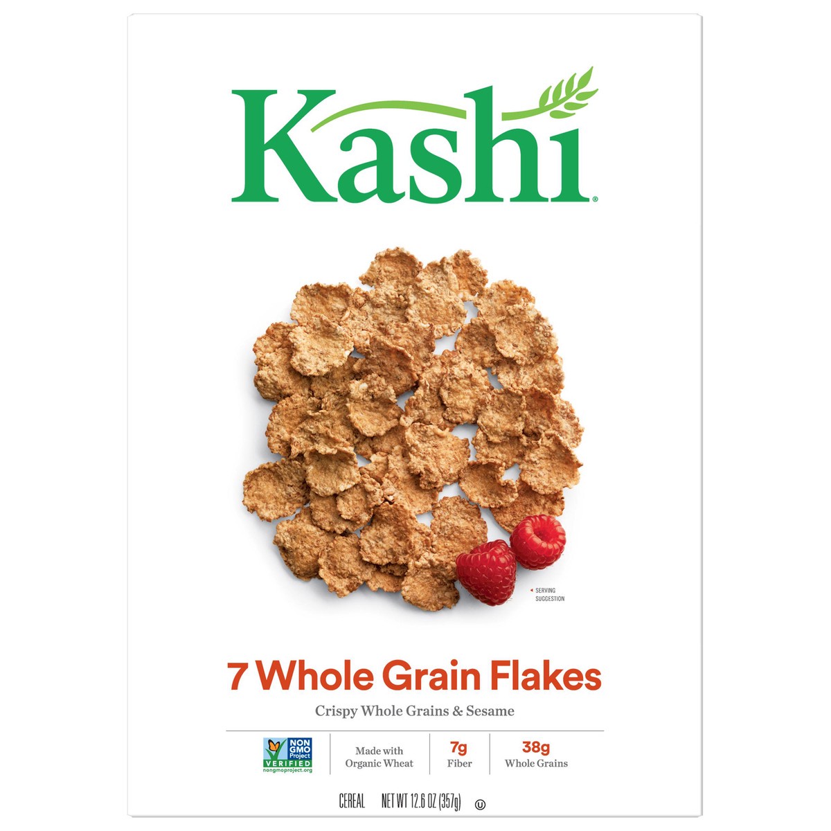 slide 1 of 10, Kashi 7 Whole Grain Flakes Cereal 12.6 oz, 12.6 oz