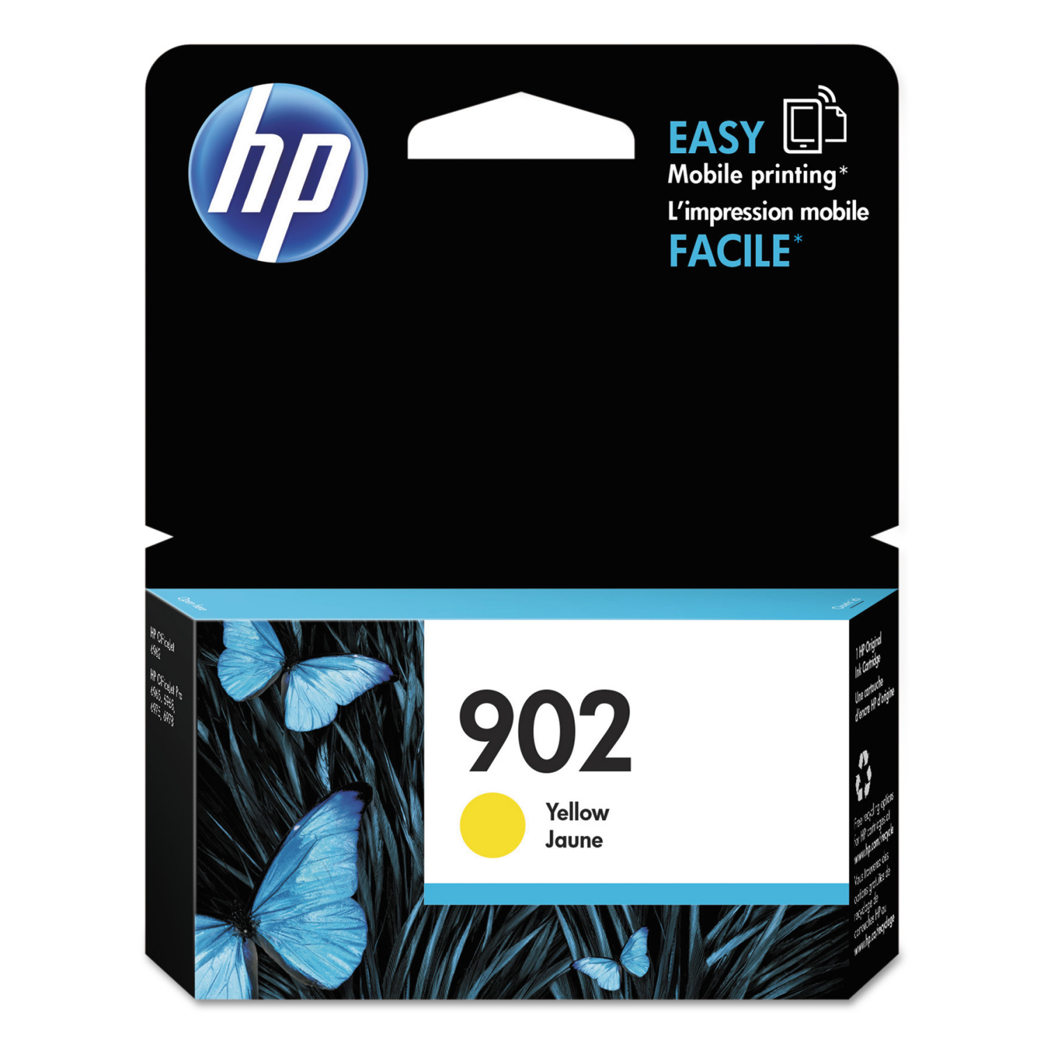 slide 1 of 1, hp 902 Original Ink Cartridge - Yellow, 1 ct
