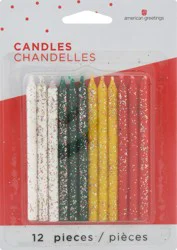 American Greetings Glitter Birthday Candles 12 ea