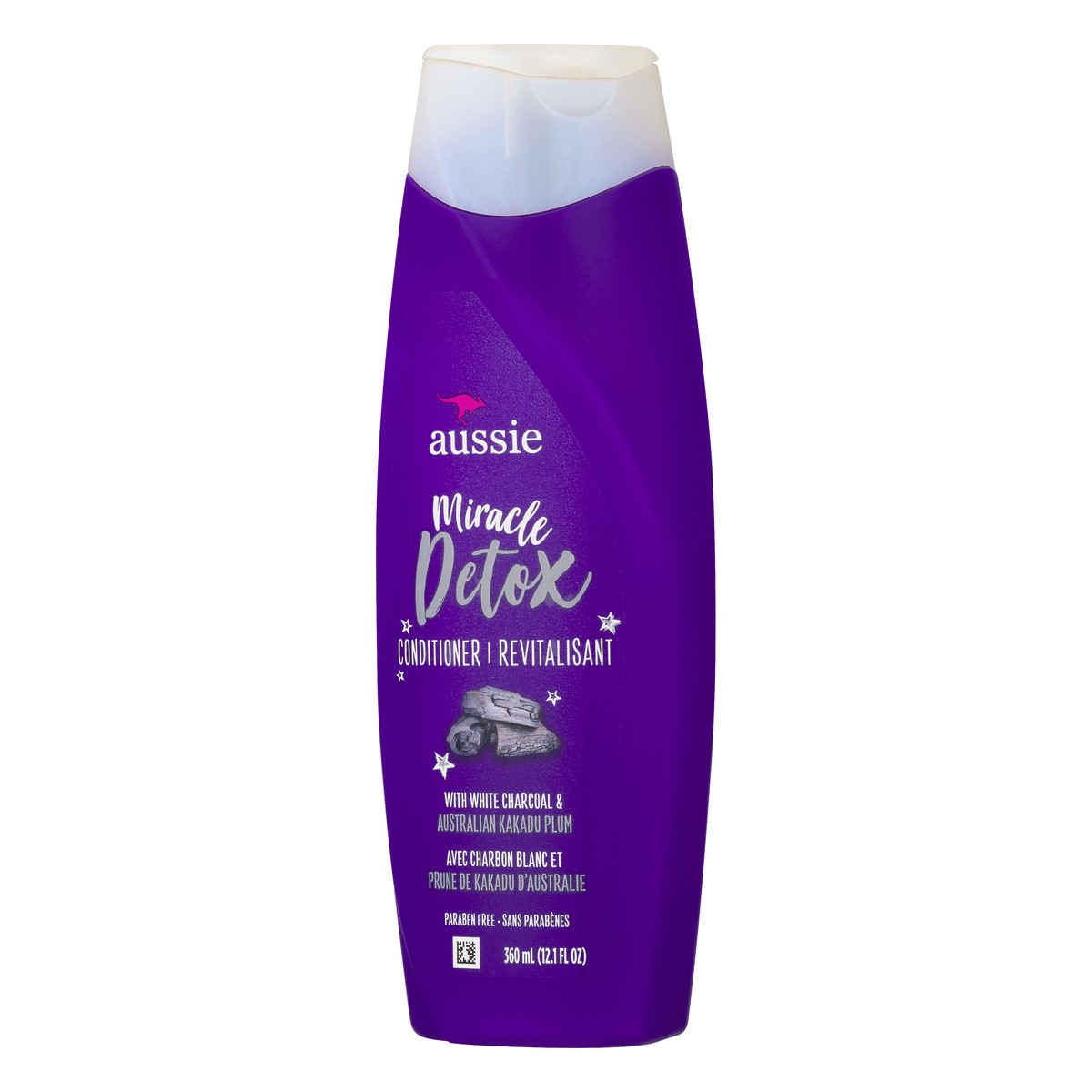 slide 8 of 10, Aussie Miracle Detox with White Charcoal & Australian Kakadu Plum Conditioner 12.1 oz, 12.1 fl oz