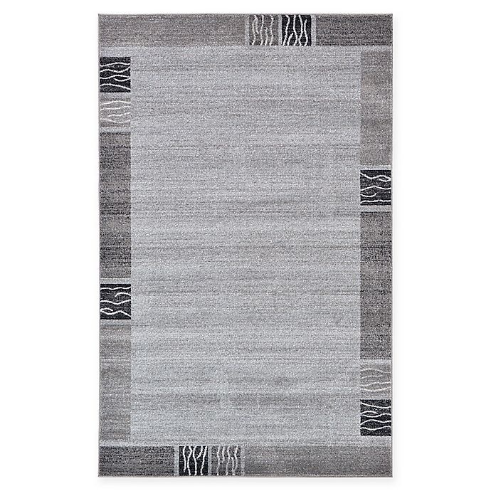 slide 1 of 6, Unique Loom Sarah Del Mar Powerloomed Area Rug - Light Gray, 5 ft x 8 ft