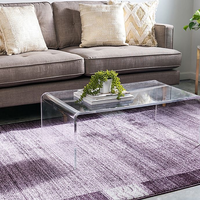 slide 3 of 6, Unique Loom Sarah Del Mar Powerloomed Area Rug - Purple, 5 ft x 8 ft