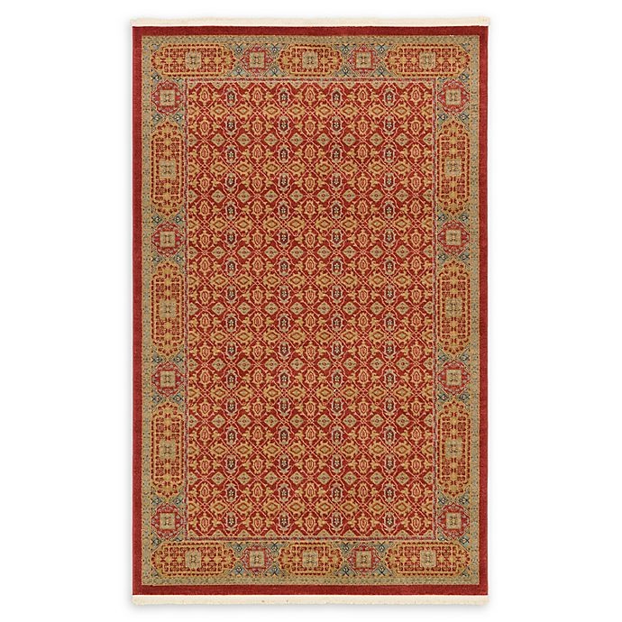slide 1 of 3, Unique Loom Jefferson Palace Area Rug - Red, 5 ft x 8 ft