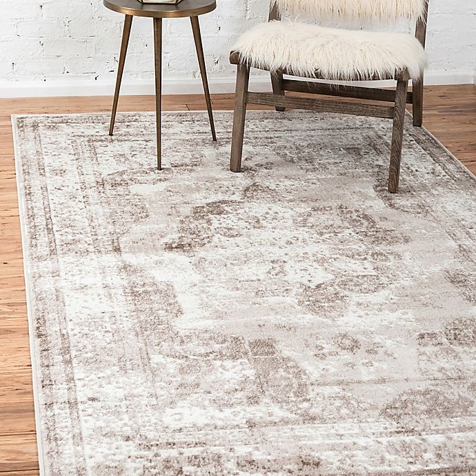 slide 2 of 6, Unique Loom Salle Garnier Sofia Area Rug - Beige, 4 ft x 6 ft