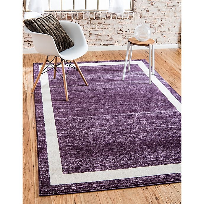 slide 2 of 4, Unique Loom Maria Del Mar Area Rug - Violet, 5 ft x 8 ft