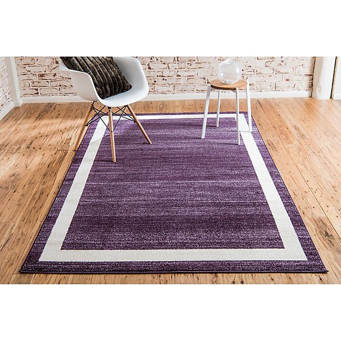 slide 4 of 4, Unique Loom Maria Del Mar Area Rug - Violet, 5 ft x 8 ft