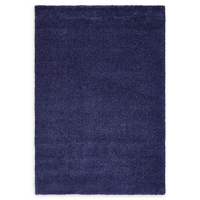 slide 1 of 6, Unique Loom Calabasas Solo Power-Loomed Area Rug - Navy, 5 ft x 8 ft