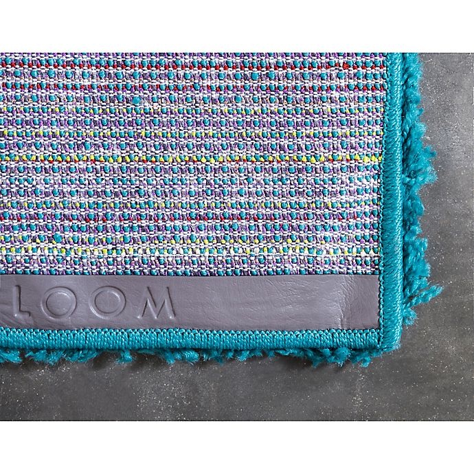 slide 10 of 10, Unique Loom Solid Shag 3'3 x 5'3 Powerloomed Area Rug - Deep Aqua, 1 ct