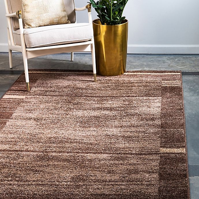 slide 2 of 6, Unique Loom Harvest Foilage Powerloomed Accent Rug - Brown, 2 ft x 3 ft