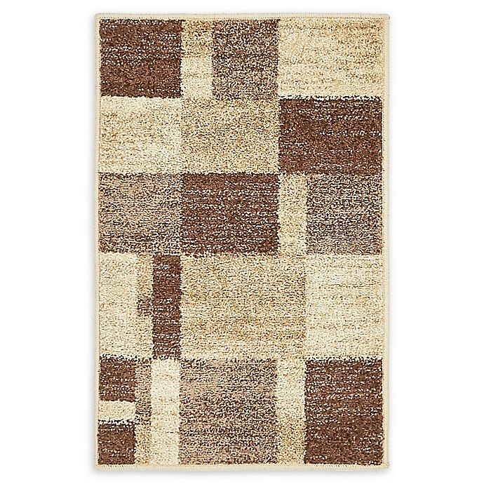 slide 1 of 6, Unique Loom Harvest Providence Accent Rug - Light Brown, 2 ft x 3 ft