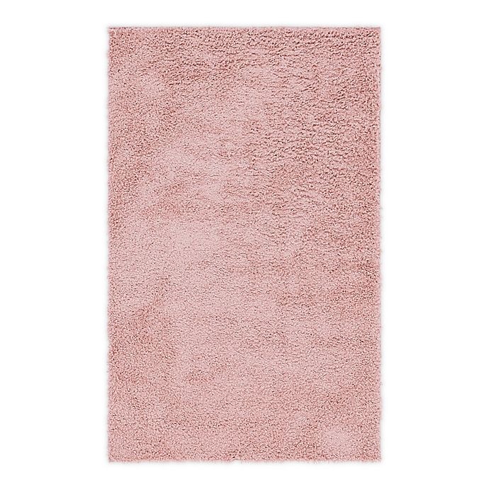 slide 1 of 6, Unique Loom Davos Shag Area Rug - Dusty Rose, 5 ft x 8 ft