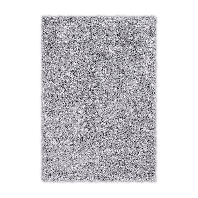 slide 1 of 6, Unique Loom Davos Shag Area Rug - Sterling, 4 ft x 6 ft