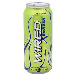Wired B12 Rush Energy Drink- 16 oz