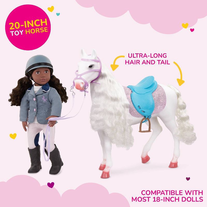 slide 3 of 8, Our Generation Camarillo Hair Play Horse Accessory Set for 18" Dolls, 1 ct
