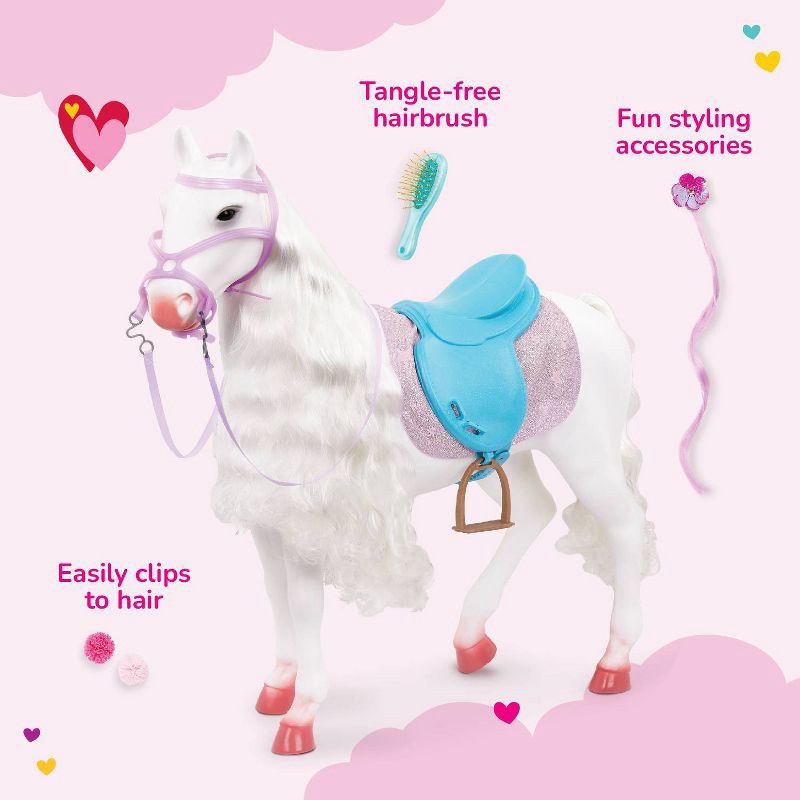 slide 4 of 8, Our Generation Camarillo Hair Play Horse Accessory Set for 18" Dolls, 1 ct