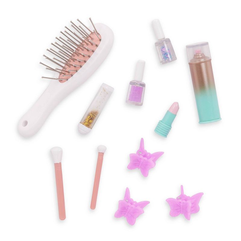 slide 5 of 5, Our Generation Glam & Glow Light-up Vanity Table Accessory Set for 18" Dolls, 1 ct