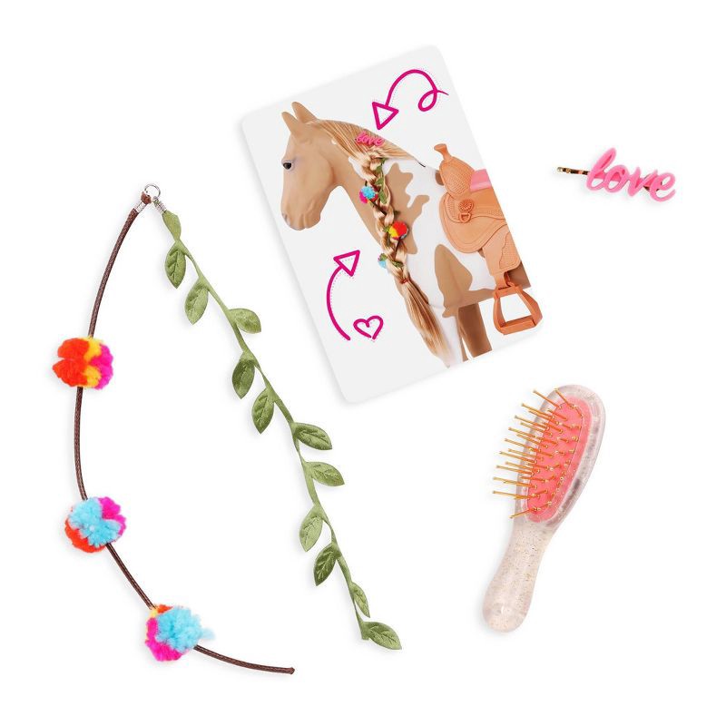 slide 7 of 8, Our Generation Palomino Hair Play Horse Accessory Set for 18" Dolls, 1 ct
