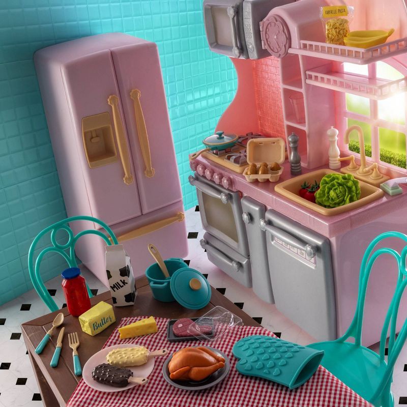 slide 6 of 12, Our Generation Light-Pink Gourmet Kitchen & Play Food Accessory Set for 18" Dolls, 1 ct