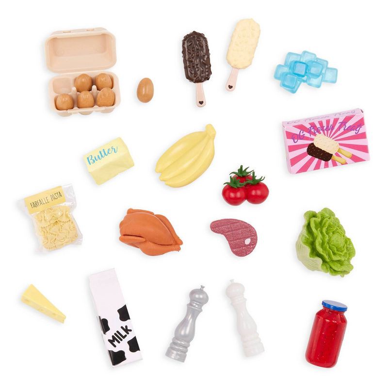 slide 9 of 12, Our Generation Light-Pink Gourmet Kitchen & Play Food Accessory Set for 18" Dolls, 1 ct