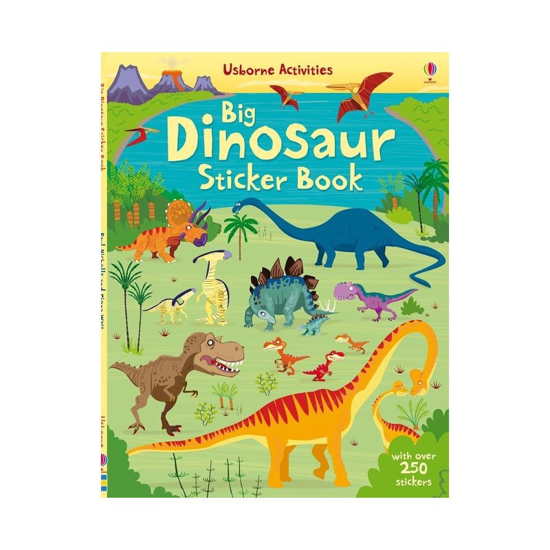 slide 1 of 1, Usborne Books Big Dinosaur Sticker Book - (Sticker Books) by Fiona Watt (Paperback), 1 ct