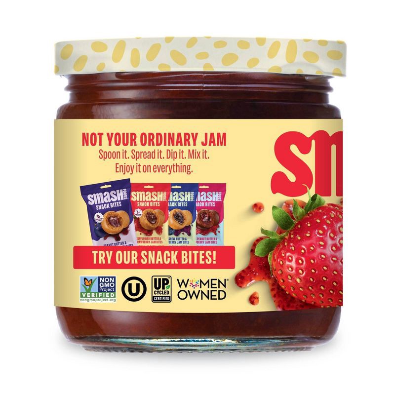 slide 3 of 7, Smash Foods Chia Smash Strawberry Superfood Jam - 8oz, 8 oz