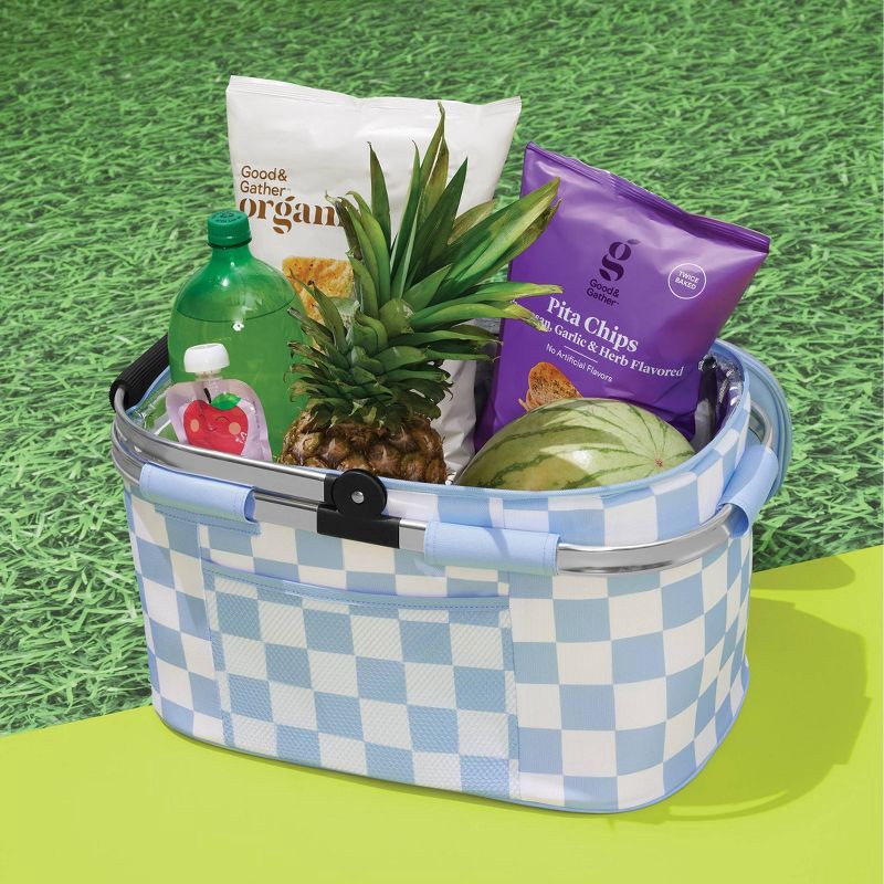 slide 2 of 5, 36 Cans/13.5qt Picnic Soft Sided Cooler Checkerboard - Sun Squad™, 36 cans, 13.5 qt