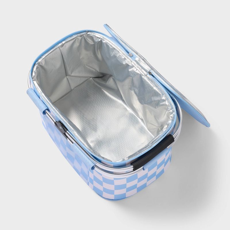 slide 3 of 5, 36 Cans/13.5qt Picnic Soft Sided Cooler Checkerboard - Sun Squad™, 36 cans, 13.5 qt