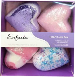 Enfusia Heart Luxe Box Bath Bombs
