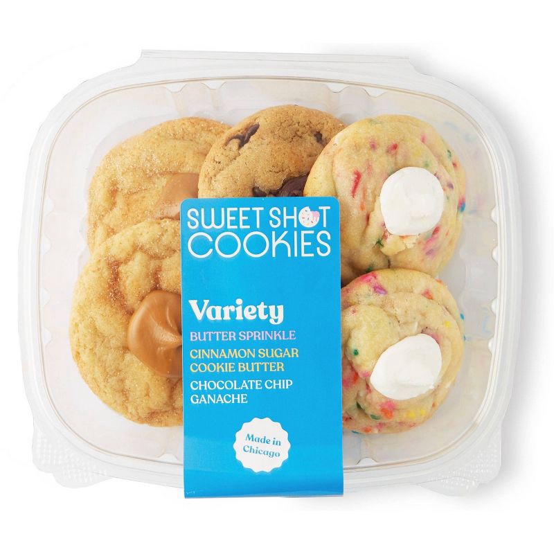slide 1 of 5, Sweet Shot Cookies Variety Pack - 10oz/6ct, 6 ct; 10 oz