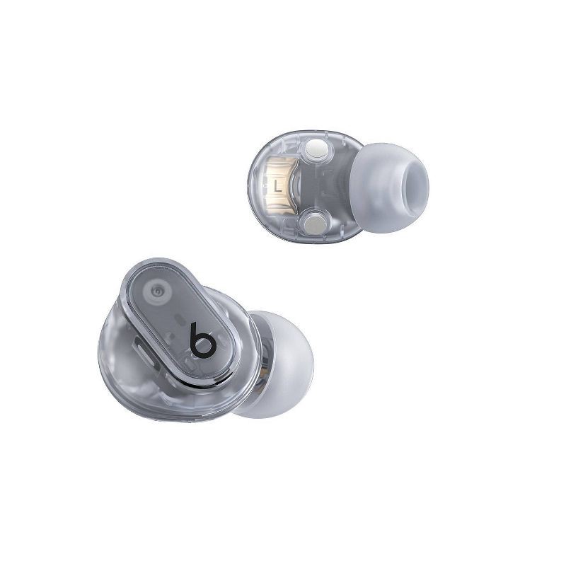 slide 4 of 22, Beats Studio Buds + True Wireless Bluetooth Noise Cancelling Earbuds - Transparent, 1 ct