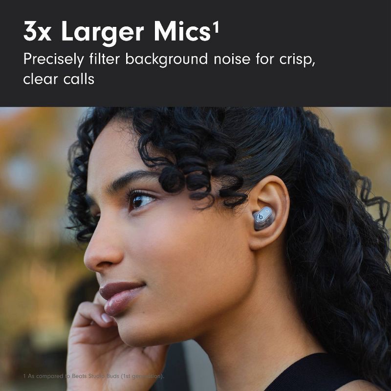 slide 11 of 22, Beats Studio Buds + True Wireless Bluetooth Noise Cancelling Earbuds - Transparent, 1 ct