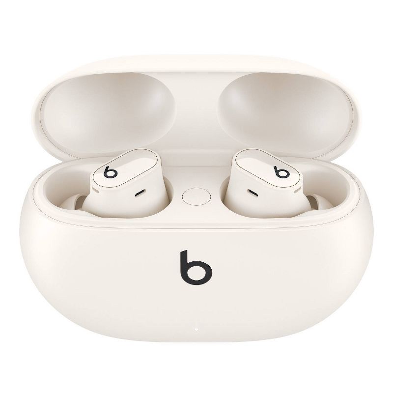 slide 5 of 21, Beats Studio Buds + True Wireless Bluetooth Noise Cancelling Earbuds - Ivory, 1 ct
