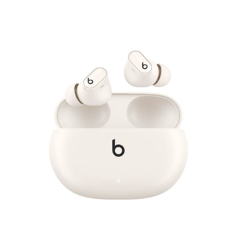 slide 1 of 21, Beats Studio Buds + True Wireless Bluetooth Noise Cancelling Earbuds - Ivory, 1 ct