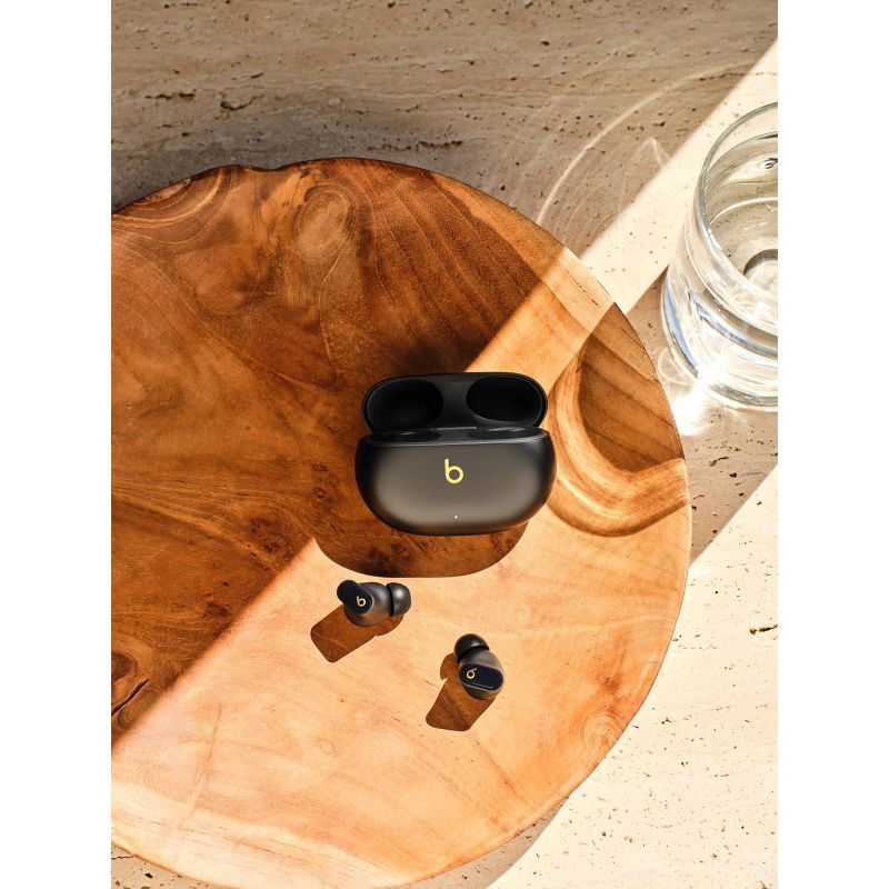 slide 25 of 28, Beats Studio Buds + True Wireless Bluetooth Noise Cancelling Earbuds - Black/Gold, 1 ct