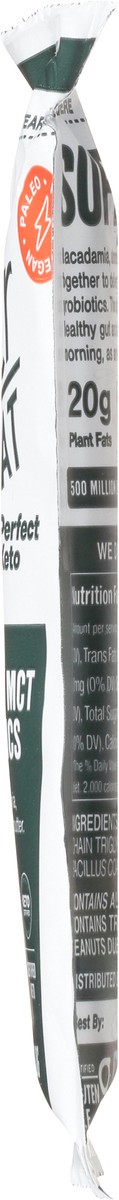 slide 3 of 9, SuperFat Macadamia MCT + Probiotics Keto Nut Butter 1.06 oz, 1.06 oz