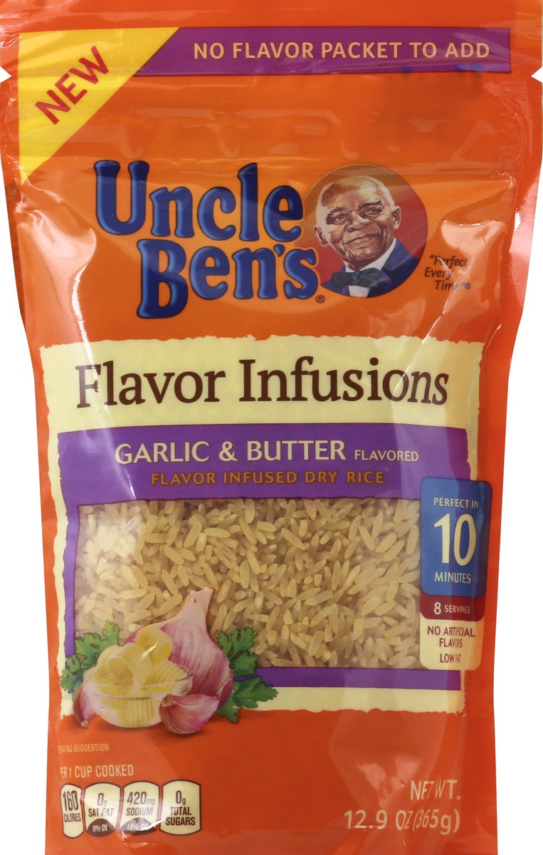 slide 2 of 2, Ben's Original Uncle Ben's Infused Garlic Butter Rice, 12.9 oz