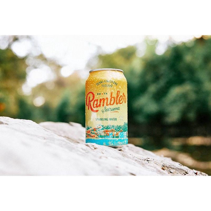 slide 4 of 5, Rambler Satsuma Sparkling Water 8 - 12 fl oz Cans, 8 ct