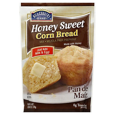 slide 1 of 1, Hill Country Fare Honey Sweet Corn Bread Mix, 6 oz