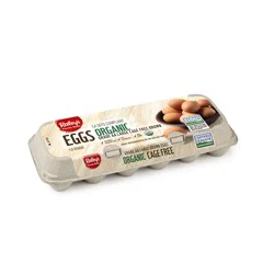 Raley's Organic Cage-Free Brown Eggs, Grade AA Large, 12 ct