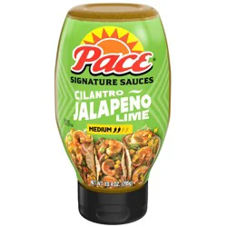 Pace Signature Sauces Cilantro Jalapeno Lime Sauce, 10.4 oz