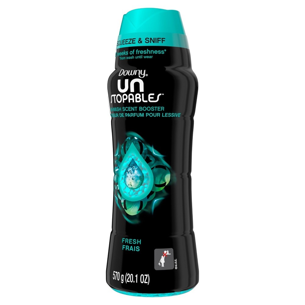 slide 4 of 5, Downy Unstopables Fresh In-Wash Scent Booster, 20.1 oz