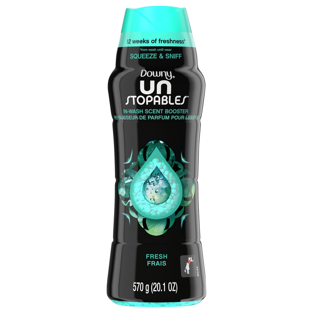 slide 1 of 4, Downy Unstopables In-Wash Scent Booster Beads, FRESH, 20.1 oz, 20.1 oz